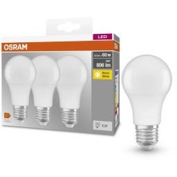 Osram LED Lamps żarówki LED Multipack 3x8,5 W 2700 K E27