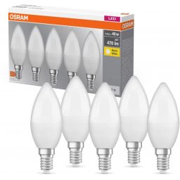 Osram LED Lamps żarówki LED Multipack 5x4,9 W 2700 K E14