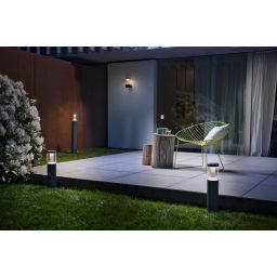 Ledvance Endura Style Lantern Modern lampa stojąca zewnętrzna 1x12W LED ciemny szary