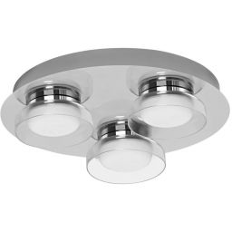 Ledvance Smart+ WiFi Wall Orbis Round lampa podsufitowa 3x18W srebrna