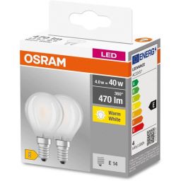 Osram LED Lamps żarówki LED Multipack 2x4 W 2700 K E14