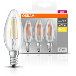 Osram LED Lamps żarówki LED Multipack 3x4 W 2700 K E14