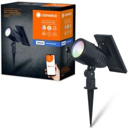 Ledvance Smart+ BT lampa gruntowa solarna 1x0,6 W czarna