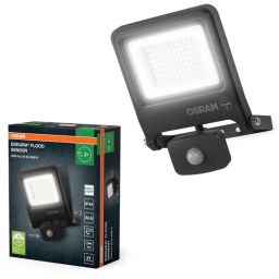 Ledvance Endura Flood naświetlacz 50 W LED 4000K z czujnikiem ruchu ciemny szary