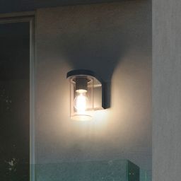 Ledvance Endura Classic Cascade kinkiet zewnętrzny 1x25W LED ciemny szary/przezroczysty