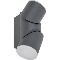 Rabalux Belfast kinkiet zewnętrzny 2x12,9W LED antracyt/biały 7904