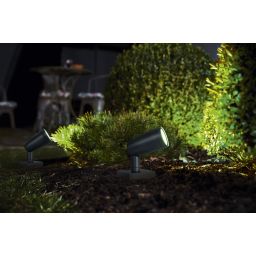 Ledvance Smart+ WiFi Garden Spot lampa gruntowa 1x4W LED RGBW przedłużenie ciemny szary