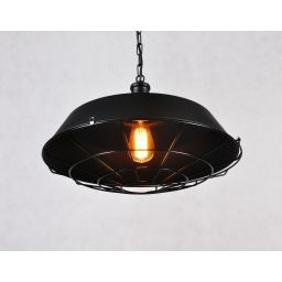 Lumina Deco Arigio D45 lampa wisząca 1x40W czarna LDP6862-450BK