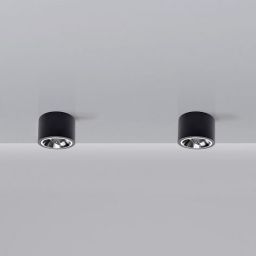Light Prestige Camino lampa podsufitowa 1x9W LED czarna LP-1101/1SMBK