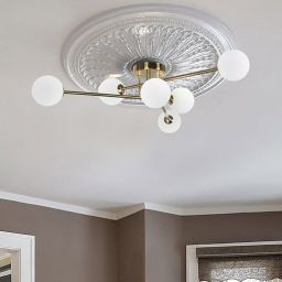 Light Prestige Dorado lampa podsufitowa 6x28 W biała-złota LP-002/6C