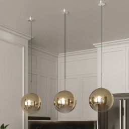 Light Prestige Palla lampa wisząca 1x40W złoty/przezroczysty LP-2844/1PSGD