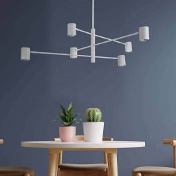 Light Prestige Snow lampa podsufitowa 6x50W biała LP-731/6PWH