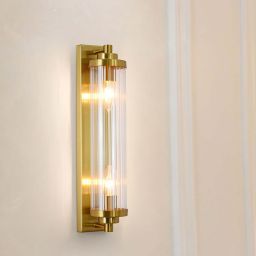 Light Prestige Lorenzo kinkiet 2x40 W przezroczysty-złoty LP-2960/1WGD