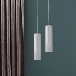 Light Prestige Manacor lampa wisząca 1x50W biała/przezroczysta LP-232/1PWH