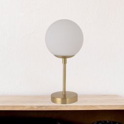 Light Prestige Dorado lampa stołowa 1x40 W biała-złota LP-002/1TS