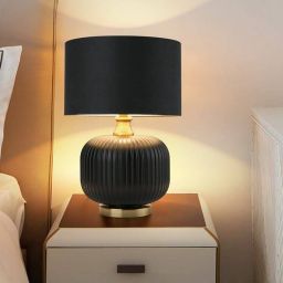 Light Prestige Tamiza lampa stołowa 1x40 W czarna-złota LP-1515/1TSMALL