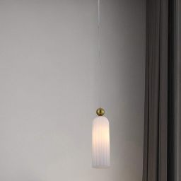 Light Prestige Piega lampa wisząca 1x40W złota/biała LP-939/1PWHITE