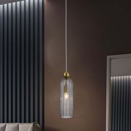 Light Prestige Piega lampa wisząca 1x40W złota/przydymiona LP-939/1PSMOKED