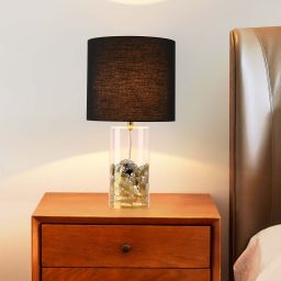 Light Prestige Sunflower lampa stołowa 1x40W czarna/złota LP-818/1TBK