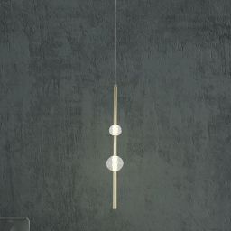 Light Prestige Vaku lampa wisząca 1x8 W złota LP-719/2PGD