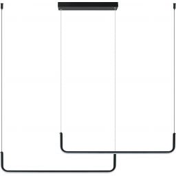 Light Prestige Malawi lampa wisząca 1x40 W czarna LP-1015/2PBASIC