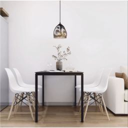 Light Prestige Melt lampa wisząca 1x40W czarny/przezroczysty LP-126/1P