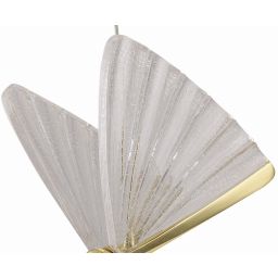 Light Prestige Mariposa lampa wisząca 1x8 W przezroczysta-złota LP-1715/1P