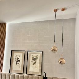 Light Prestige Palla lampa wisząca 1x40W złoty/przezroczysty LP-2844/1PSGD