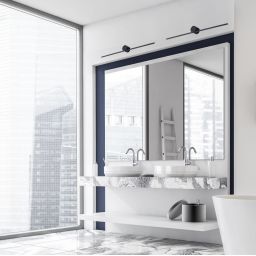 Light Prestige Modern Slim kinkiet 1x8 W czarny LP-777/1WLBK