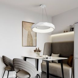 Light Prestige Reus lampa wisząca 1x36 W biała LP-8069/1PLEDWH