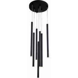 Light Prestige Lungo lampa wisząca 7x5W czarna LP-894/7PBK
