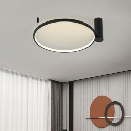 Light Prestige Ring lampa podsufitowa 1x35 W czarna LP-909/1CSBKCCT
