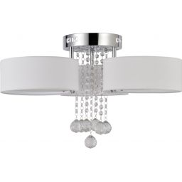 Light Prestige Gambela lampa podsufitowa 3x40 W biała-chrom LP-991/3CWH