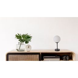 Light Prestige Dorado lampa stołowa 1x40 W biała-czarna LP-002/1TSBK