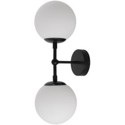 Light Prestige Dorado kinkiet 2x40 W biały-czarny LP-002/2WBK