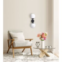 Light Prestige Dorado kinkiet 2x40 W biały-czarny LP-002/2WBK