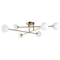 Light Prestige Dorado lampa podsufitowa 6x28 W biała-złota LP-002/6C