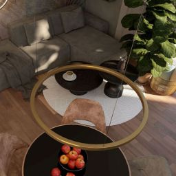 Light Prestige Midway lampa wisząca 1x35 W złota LP-033/1PSGD