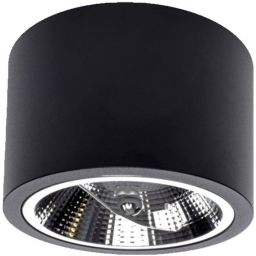 Light Prestige Camino lampa podsufitowa 1x9W LED czarna LP-1101/1SMBK