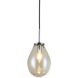 Light Prestige Fondi lampa wisząca 1x40W czarny/szkło przezroczyste LP-1214/1P