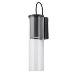 Light Prestige Manacor kinkiet 1x50W czarny/przezroczysty LP-232/1WBK