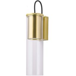 Light Prestige Manacor kinkiet 1x50W złoty/przezroczysty LP-232/1WGD
