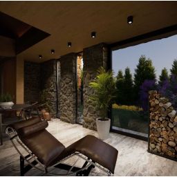 Light Prestige Tulon lampa podsufitowa 1x50W czarna LP-5441/1SMBK