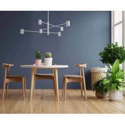 Light Prestige Snow lampa podsufitowa 6x50W biała LP-731/6PWH