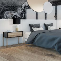 Light Prestige Sunflower lampa stołowa 1x40W czarna/złota LP-818/1TBK