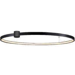 Light Prestige Ring lampa podsufitowa 1x50 W czarna LP-909/1CLBKCCT