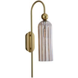 Light Prestige Piega kinkiet 1x40 W złoty-bursztynowy LP-939/1WAMBER