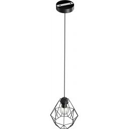 Luminex Bergen lampa wisząca 1x60 W czarna 0604