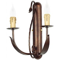 Luminex Loara kinkiet 2x60 W patyna-miedź 0743