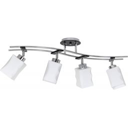 Luminex Derby lampa podsufitowa 4x60 W czarna-chrom 0791
